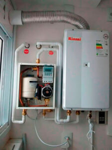 Manutenção de aquecedor a gás e elétrico